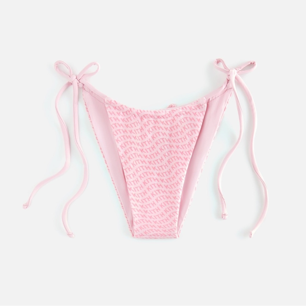 Kith Women Tova Monogram Wave Tie Bottom - Pointe Size M. NWT
